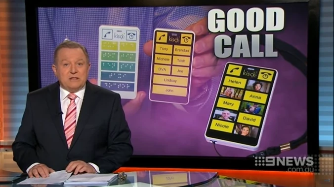 KISA Phone has been featured in Channel Nine news