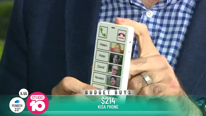 KISA Phone featured in Studio 10